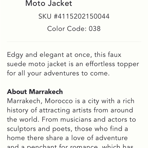 Anthropologie Marrakech Moto Camp Jacket medium - Picture 4 of 7